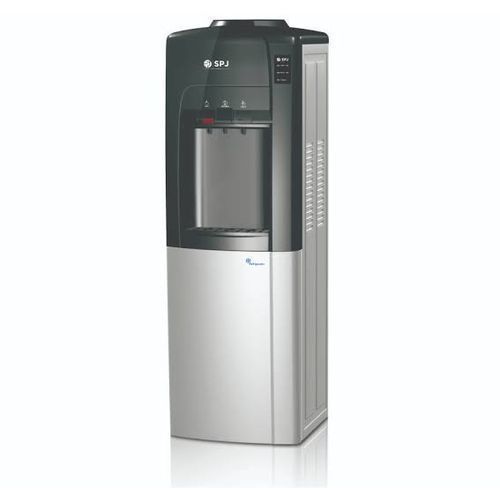 SPJ Water Dispenser Hot And Cold With Fridge Compatimate  - Grey