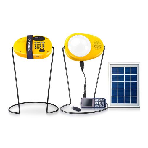 SunKing Boom 3 in 1 Solar Lamp with Radio & USB Charging