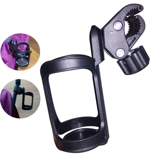 Bottle Holder Universal 360 Degree Rotation Antislip Cup Drink Holder for Stroller Bike Wheelchair