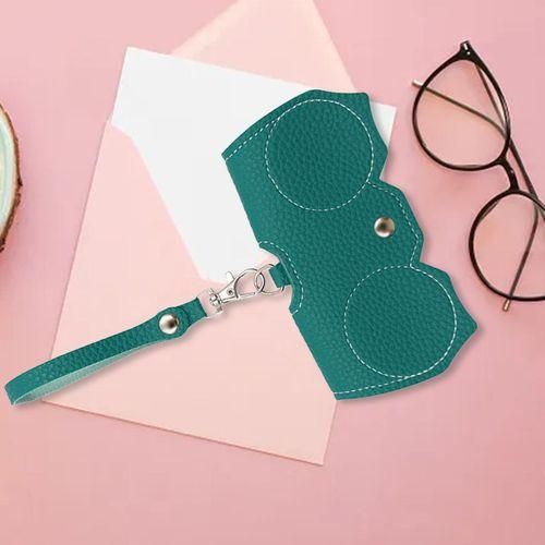 Glasses Bag For Men And Women Retro PU Leather Glasses