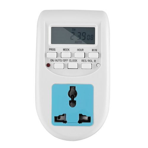 Timed Socket, Smart Digital Socket, Energy Saving, Suitable For Household Equipment - White