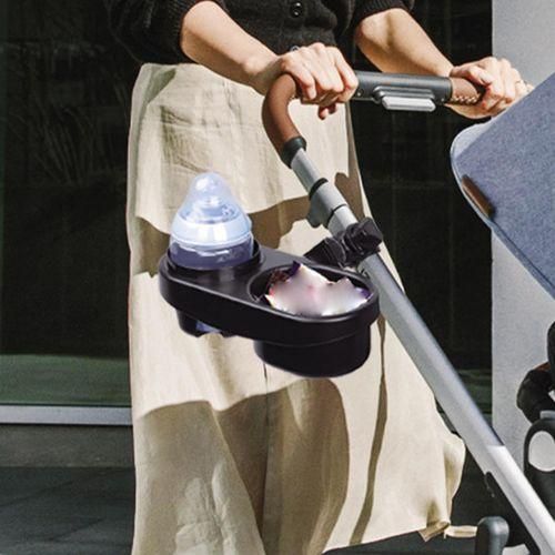 Removable Child Stroller Snack Tray With Pram Cup Holder Fits Most