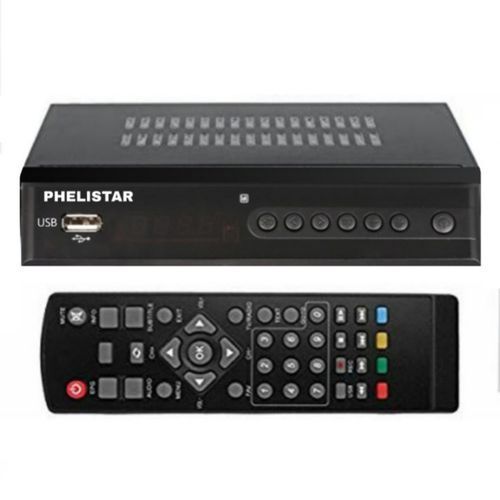 Phelistar 3600 Free To Air Decoder, No Monthly subscription Of Local channels &ndash; Black