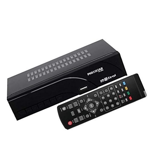 Phelistar 3600 Free To Air Decoder, No Monthly subscription Of Local channels – Black