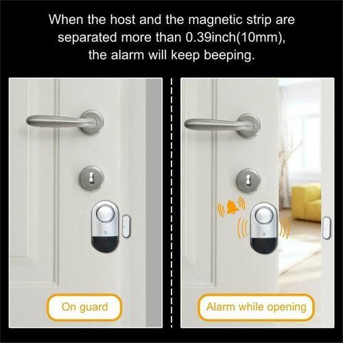 Wireless Door Sensor Alarm, Home, Hotel, Anti-theft Alarm