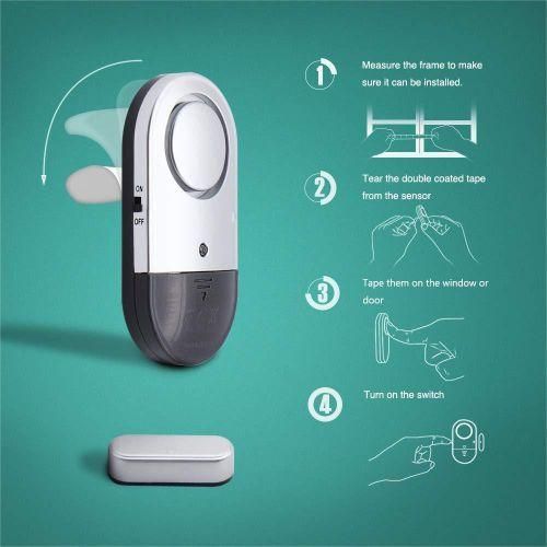 Wireless Door Sensor Alarm, Home, Hotel, Anti-theft Alarm