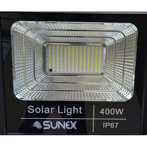 Sunex 400w Outdoor Lighting Solar Lighting-Black