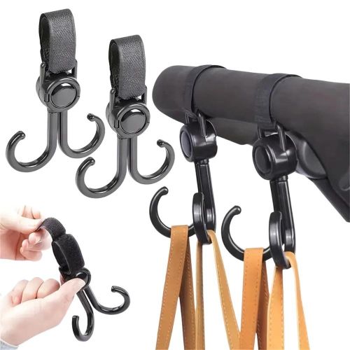 Universal Baby Stroller Hooks Car Vehicle Back Seat Headrest Multipurpose Hooks Suitable for Hanging Diaper Bags NO5288
