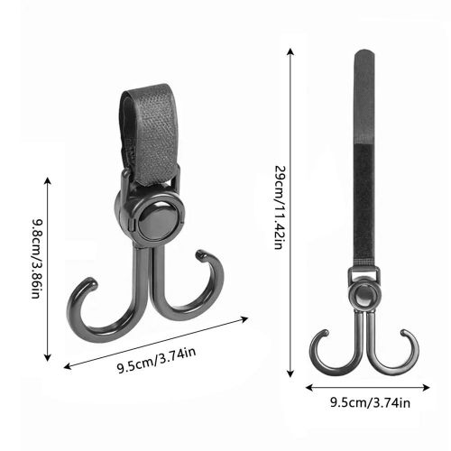 Universal Baby Stroller Hooks Car Vehicle Back Seat Headrest Multipurpose Hooks Suitable for Hanging Diaper Bags NO5288