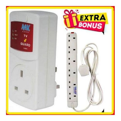 In Extension Original and Strong TV Guard + Extension Cable - White