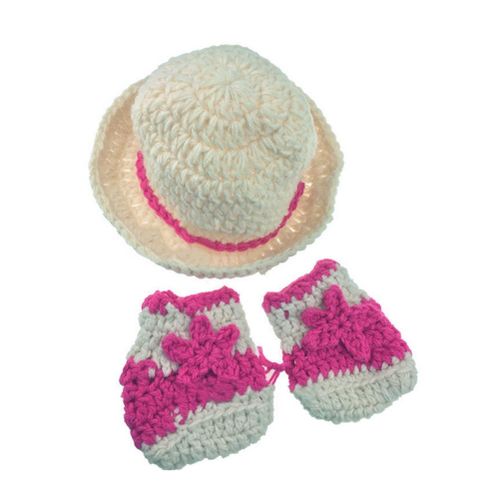 Children hand crochet baby hats one hundred days photos clothes cowboy suit Sir Color shape 2015 5 1,White NO5115