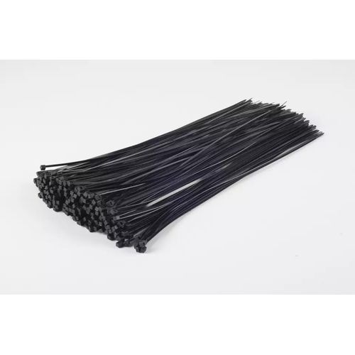 100 Pieces Strong Nylon Zip Ties, Reusable Black Large