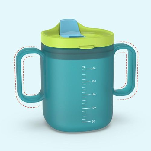 Children Scale Milk Cup Silicone Straw Design Suitable for Children Baby NO5288