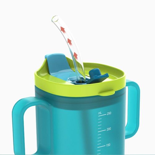 Children Scale Milk Cup Silicone Straw Design Suitable for Children Baby NO5288