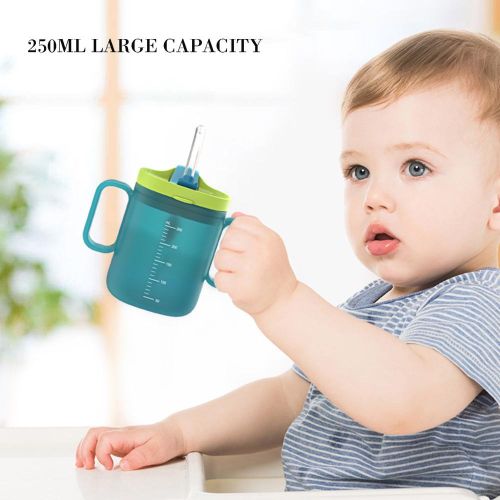 Children Scale Milk Cup Silicone Straw Design Suitable for Children Baby NO5288
