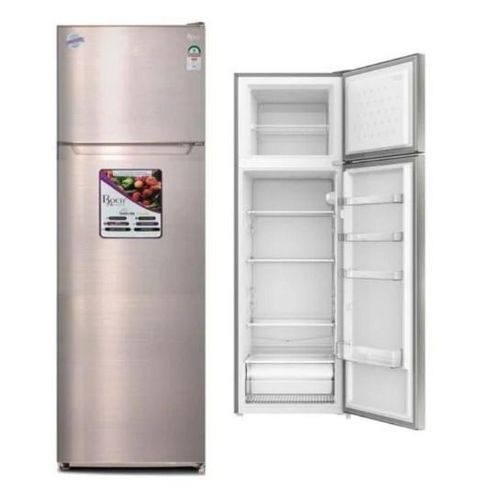Roch 330 Liters Double Door Top Freezer Defrost Fridge – Inox(2YRS WRTY)