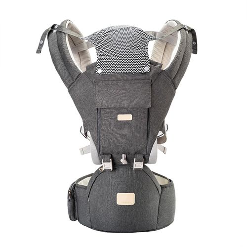 Baby Carrier Multifunction Baby Carrier Hip Seat for 0-36 Month Baby 11-in-1 Ways to Carry Adjustable for Hiking Shopping Travelling New,Dark Grey NO5114