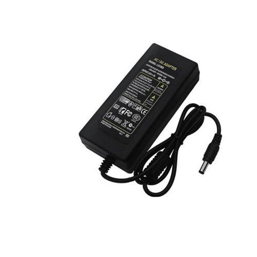 12V 5A Power Supply Adapter Set For TVs LED Light Strip Camera CCTV Black