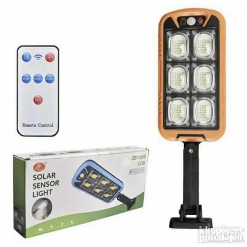 150W Wall Mounted  Solar Sensor Light - Orange Blue Colours May Vary