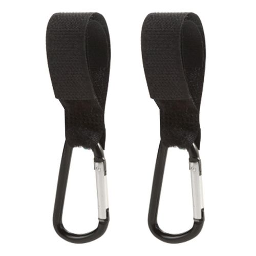 Stroller Clips and Hooks Aluminum Alloy Adjustable Stroller Carabiner Clip Suitable for Electric Bicycle Scooter,2pcs NO5148