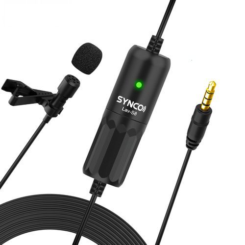 SYNCO Lav-S8 Professional Lavalier Microphone Clip-on