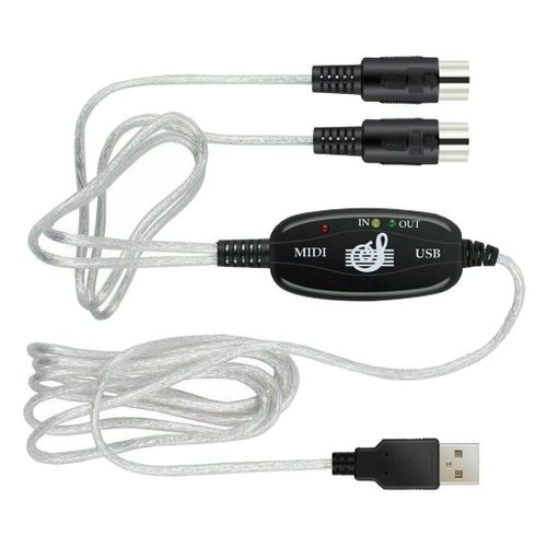 USB To MIDI Cable Adapter Keyboard Interface Converter