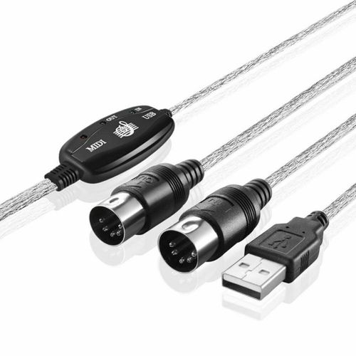 USB To MIDI Cable Adapter Keyboard Interface Converter
