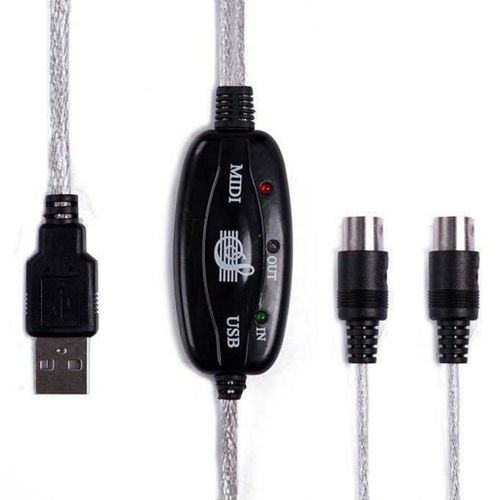 USB To MIDI Cable Adapter Keyboard Interface Converter