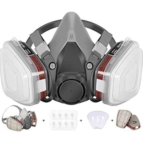 15pcs Mask, Half Breathing,For Painting,Dust,Formaldehyde Grinding,Polishing
