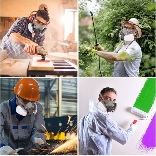 15pcs Mask, Half Breathing,For Painting,Dust,Formaldehyde Grinding,Polishing