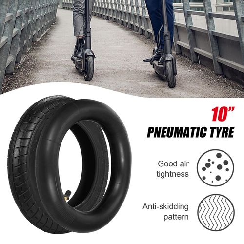 10 X 2.0 Inch Inflatable Inner Tube Outer Tire Wheel Set With Mudguard Spacer Kickstand Spacer Replacement For Xiaomi M365 Electric Scooter Accessories