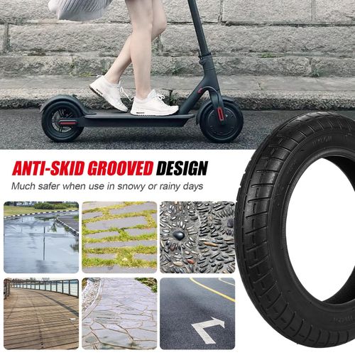 10 X 2.0 Inch Inflatable Inner Tube Outer Tire Wheel Set With Mudguard Spacer Kickstand Spacer Replacement For Xiaomi M365 Electric Scooter Accessories