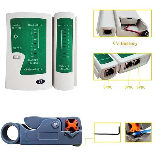 Portable Multifunctional Network Maintenance Kit