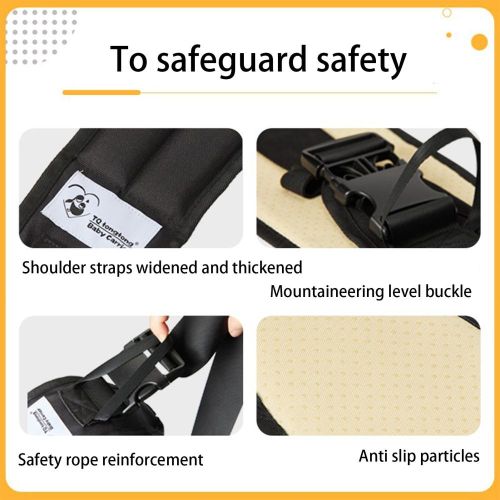 Adjustable Baby Sling Carrier Classic Design Labor-Saving Baby Hip Seat Carrier Suitable for Quick Trips Travel NO5279