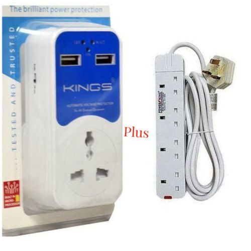 Other Power King Extension Plus & Fridge/Tv Guard - White