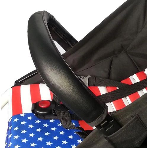 Baby Stroller Handle PU Leather Pushchair Armrest Case Protective Cover For Baby Stroller Accessories