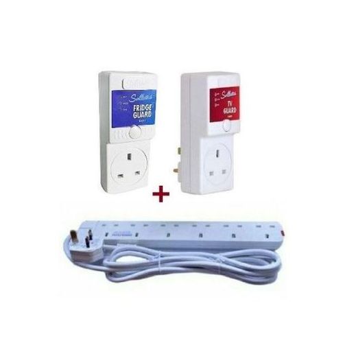 TV Guard-white +Fridge Guard +6 Way Power Extension +Gifts