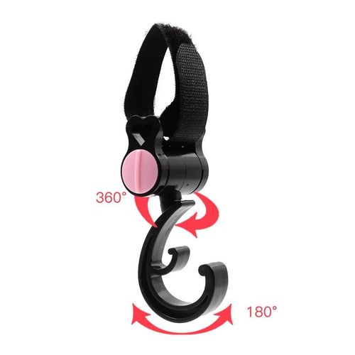 2Pcs/Pack Baby Bag Stroller Mutiple Hook Pram Rotate 360 Degree Rotatable Cart Organizer Car Buggy Holder Accessoire