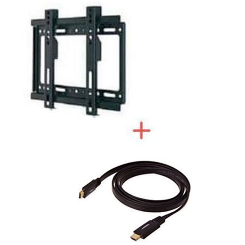 Sollatek Wall Mount For 14 To 42 Inches TVs + HDMI Cable - Black