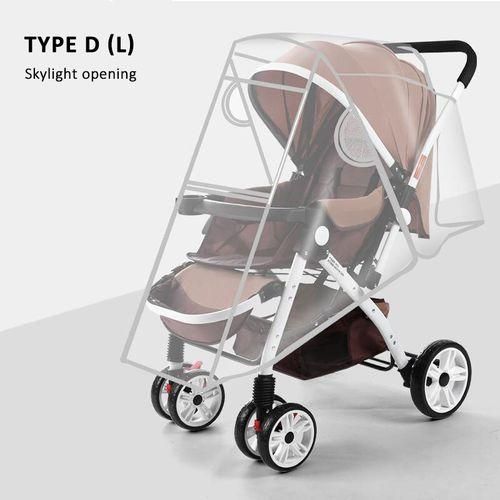 Front Open Design MediumLarge Storage Baby Stroller Weather Shield WaterproofStroller Cover Type D L