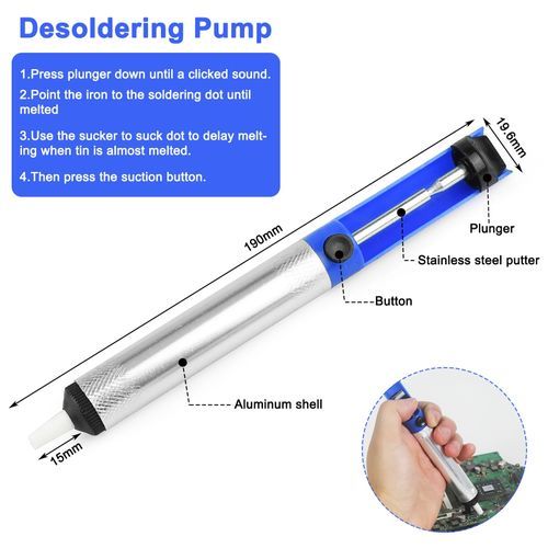 220V 60W Temperature Electric Soldering Iron Kit