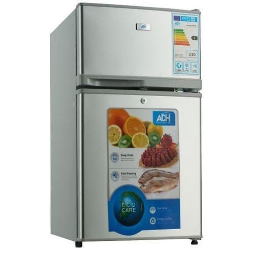 ADH 98 Litres Defrost  Double Door Top Freezer Fridge - Grey