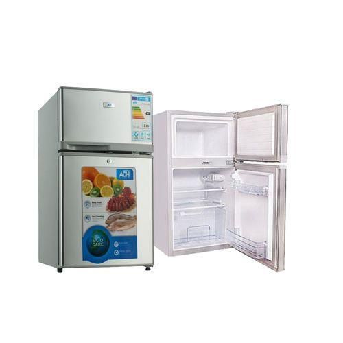 ADH 98 Litres Defrost  Double Door Top Freezer Fridge - Grey