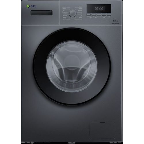 SPJ 6Kg Front Load Fully Automatic Washing Machine -Grey (5YRs WRTY)