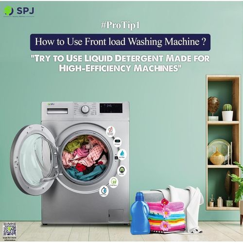 SPJ 6Kg Front Load Fully Automatic Washing Machine -Grey (5YRs WRTY)