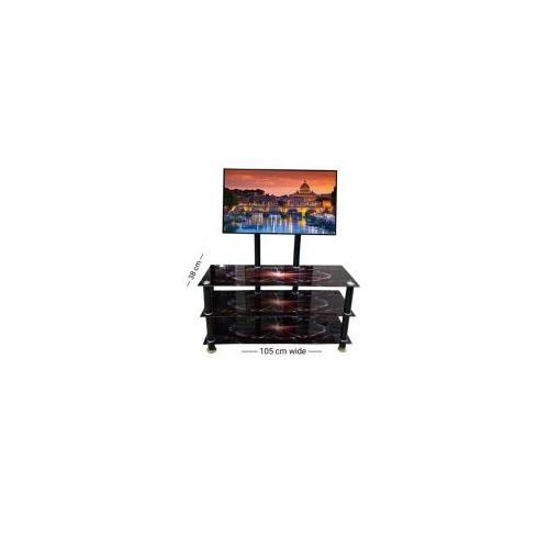 Super Premium Glass TV Stand - Black