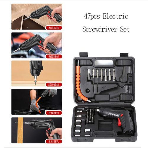 LEQ 3.6V Electric Cordless Screwdriver Household Battery Drill Driver