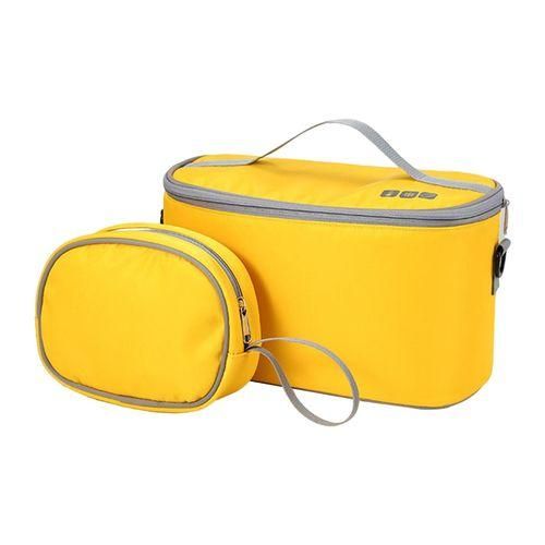 Stroller Bag Smooth Zipper Mummy Bag Mini Diaper Bag For Yellow