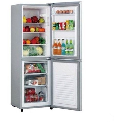 SPJ 349 Litres Combo Double Door Bottom Freezer Fridge - Silver (5YRs WRTY)