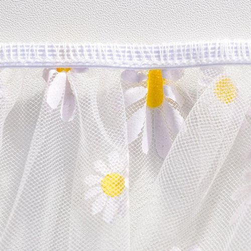 1pc Baby Stroller Mosquito Net Universal Printed Mesh Mosquito Cover Breathable Foldable Netting Black